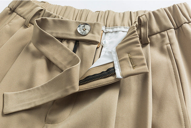 Pantalón casual straight-leg