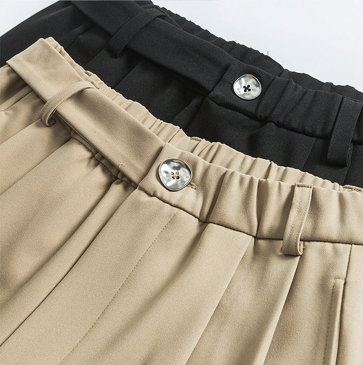 Pantalón casual straight-leg