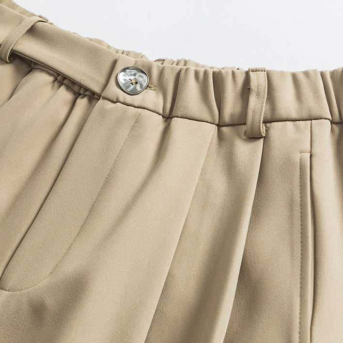 Pantalón casual straight-leg